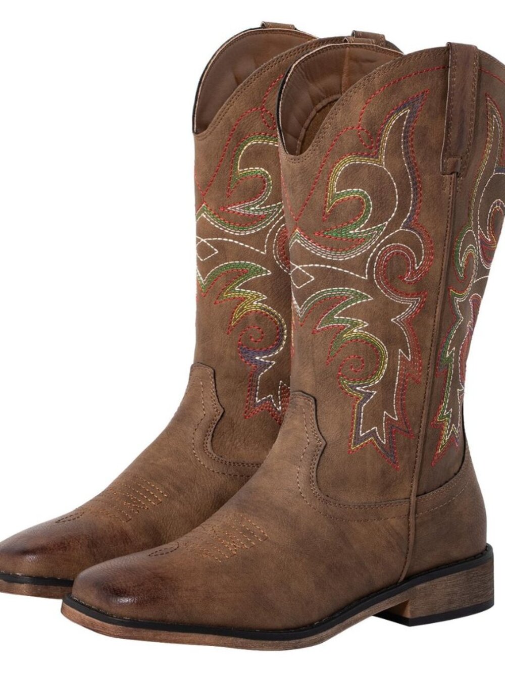 Women's Square Toe Western Cowboy Cowgirl Boots